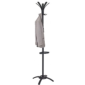 Cleo Black Office Coat Stand - Office Accessories