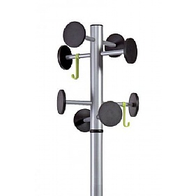 Stan Silver Office Coat Stand - Office Accessories