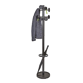 Stan Black Office Coat Stand - Office Accessories