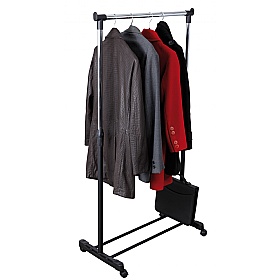 Telescopic Mobile Coat Rail - Office Accessories