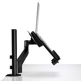 Lima Dual Screen Laptop and Monitor Arm Black