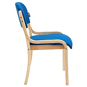 Guest Wooden Frame Stacking Office Chair