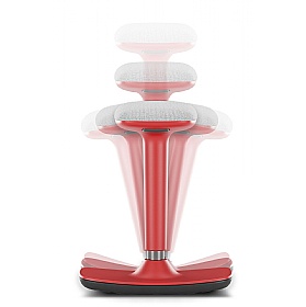 Empire Red Sit Stand Stool