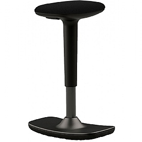 Empire Black Sit Stand Office Stool