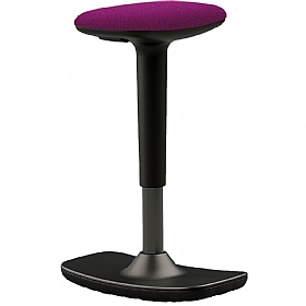 Empire Black Sit Stand Office Stool