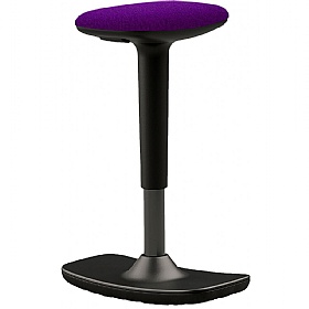Empire Black Sit Stand Office Stool