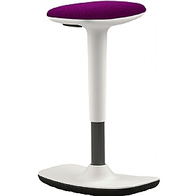 Empire White Sit Stand Stool
