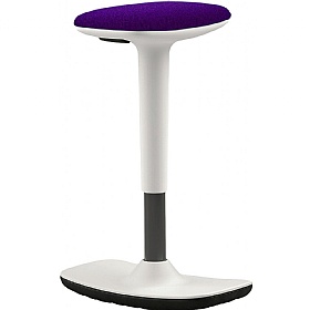 Empire White Sit Stand Stool