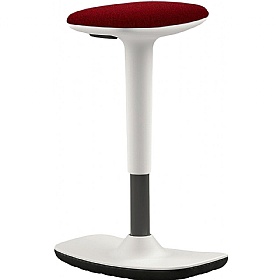 Empire White Sit Stand Stool