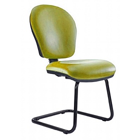 Ascot Medium Back Vinyl Visitor Chairs
