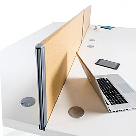 Solitaire Back to Back Bench Desk Partition Screens - Office Accessories