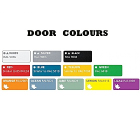 Atom Multicoloured Door Lockers