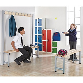 Double Cloakroom Bench - School Furniture