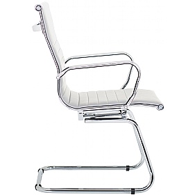 Nola Bonded Leather Visitor Boardroom Chair - Office Chairs