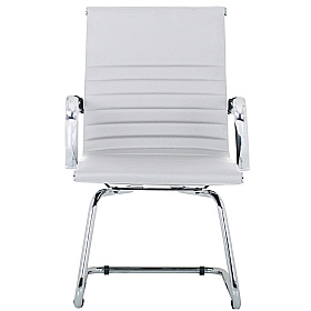 Nola Bonded Leather Visitor Boardroom Chair - Office Chairs