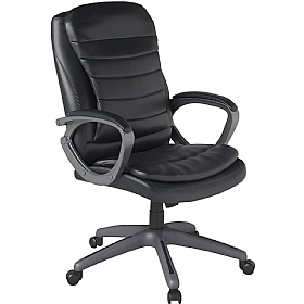 Mayfield High Back Leather Faced Office Chair