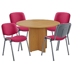 Ventura Circular Meeting Table Bundle Deal