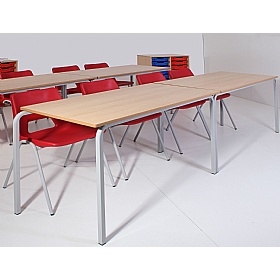 Academy Crush Bent Rectangular School Tables - School Furniture