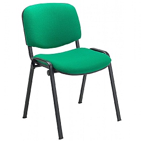Club Black Frame Stacking Conference Chairs - Pack