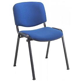 Club Black Frame Stacking Conference Chairs - Pack