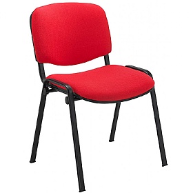 Club Black Frame Stacking Conference Chairs - Pack