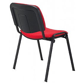 Club Black Frame Stacking Conference Chairs - Pack
