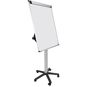 Bi Office Earth Non-Magnetic Euro Mobile Flipchart
