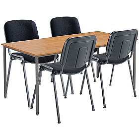 Start 18 Rectangular Flexi Meeting Table with Fabr