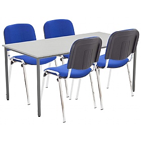 Start 18 Rectangular Flexi Meeting Table with Fabr