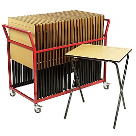 School Exam Desks and Trolley Bundle Deal - School Furniture