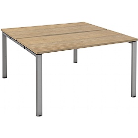 Axxiom 2 Person Rectangular Back to Back Bench Desks - Office Desks