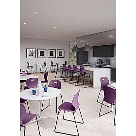 Titan Arc Skid Base School Chairs - School Furniture