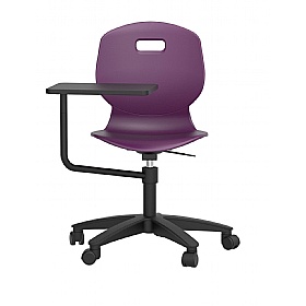 Titan Arc Swivel School Chair With Writing Tablet - School Furniture