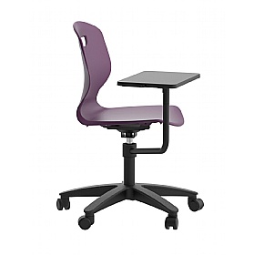 Titan Arc Swivel School Chair With Writing Tablet - School Furniture