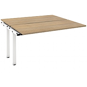Axxiom Rectangular Back to Back Bench Extension Desks - Office Desks