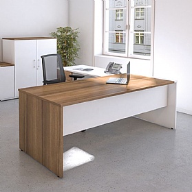 Console Duo Executive L-Shaped Office Desk - Office Desks