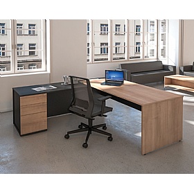Console Duo Executive L-Shaped Office Desk - Office Desks