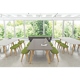 Tract Curve Rectangular Breakout and Boardroom Tables - Meeting Room