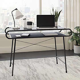 Metro Home Office Glass Desk