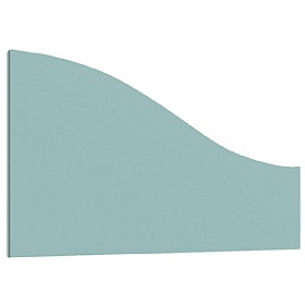 Vienna Wave Desk Mounted Partition Screens