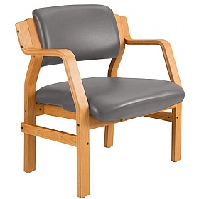 Windsor Bariatric 35 Stone Vinyl Waiting Room Chairs