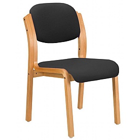Windsor Wooden Frame Vinyl Stacking Office Chairs