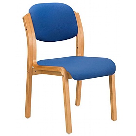 Windsor Wooden Frame Vinyl Stacking Office Chairs