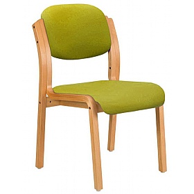 Windsor Wooden Frame Vinyl Stacking Office Chairs
