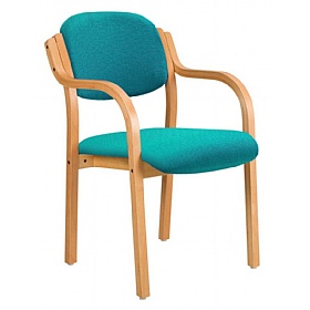 Windsor Wooden Frame Stacking Office Armchairs