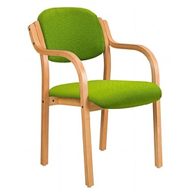 Windsor Wooden Frame Stacking Office Armchairs