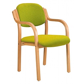 Windsor Wooden Frame Stacking Office Armchairs