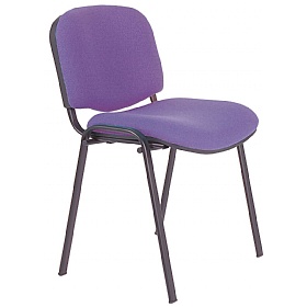 Ecton Black Frame Stacking Conference Chairs