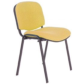 Ecton Black Frame Stacking Conference Chairs
