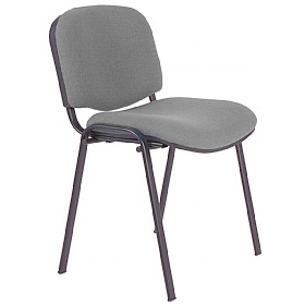 Ecton Black Frame Stacking Conference Chairs - Office Chairs